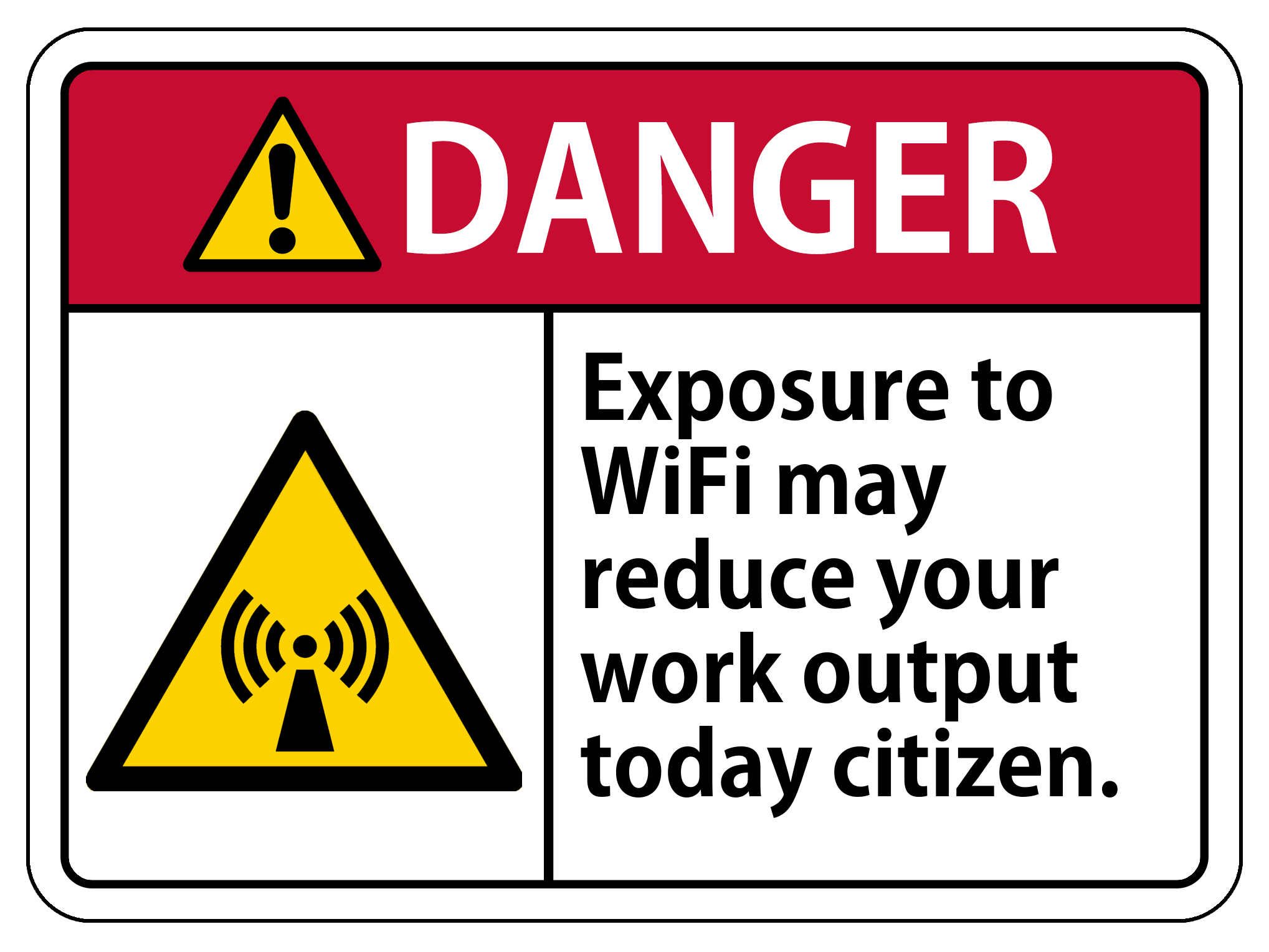 Warning Notice DANGER NOT TO BE OPERATED BY F*CK WITS 225x300mm Metal Sign Safe 